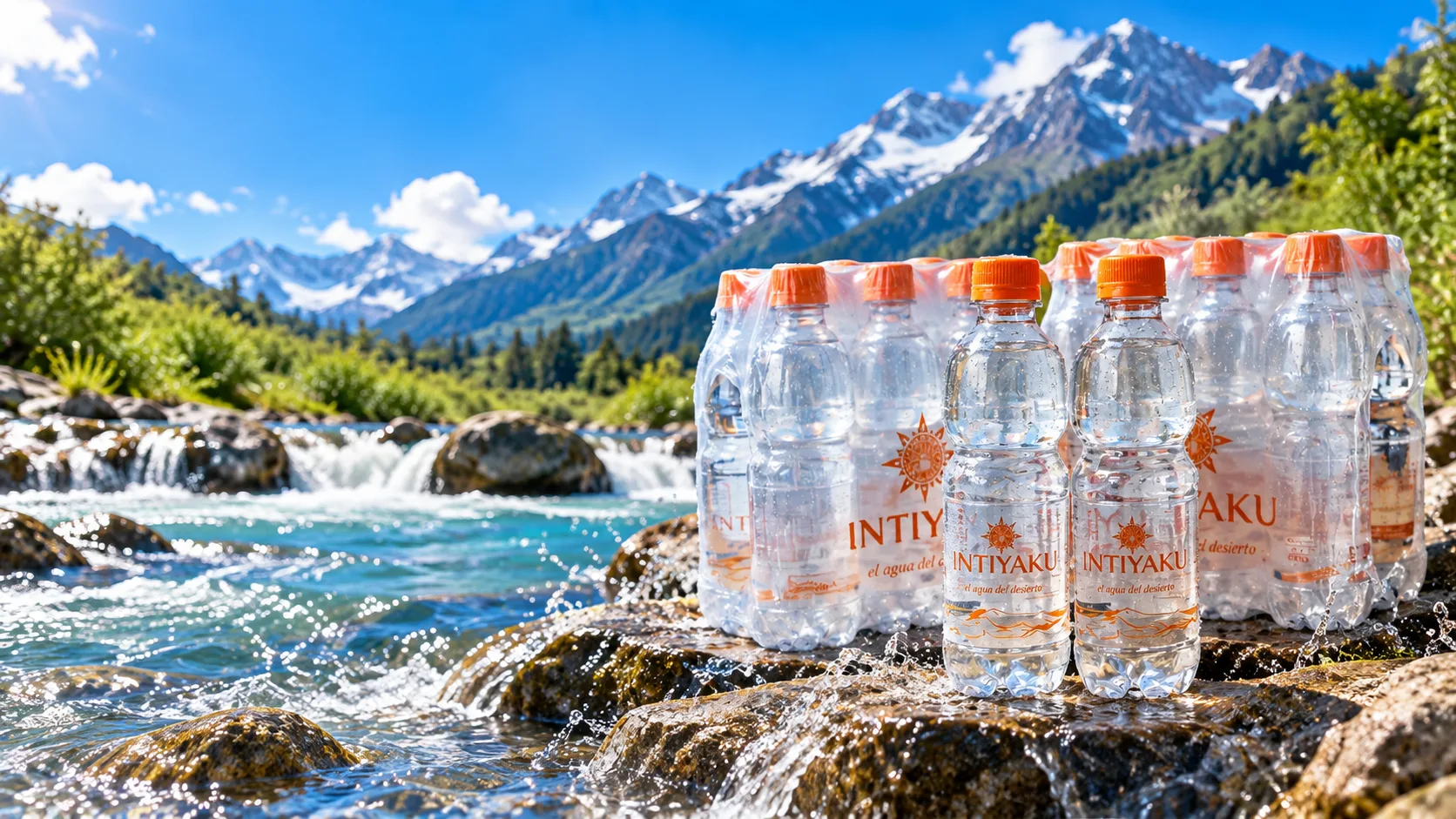 Packs de botellas de agua Intiyaku de 500cc