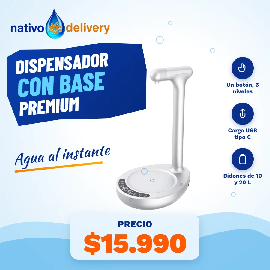 Dispensador automático con base Premium — Blanco: $15.990. Ir al producto