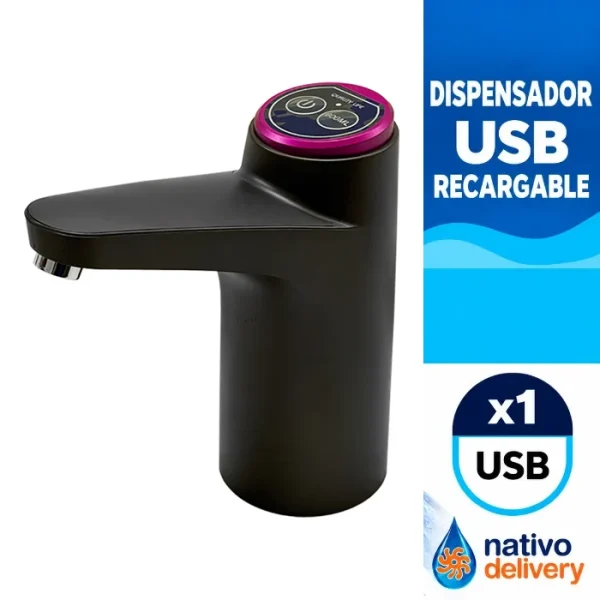 Dispensador USB premium NV negro