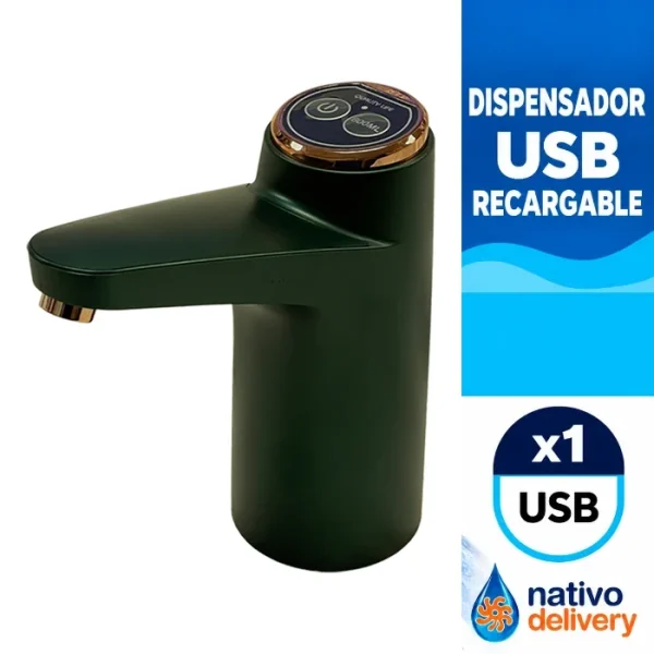 Dispensador USB Premium NV — Verde: antes $17.380, ahora $13.900. Ir al producto