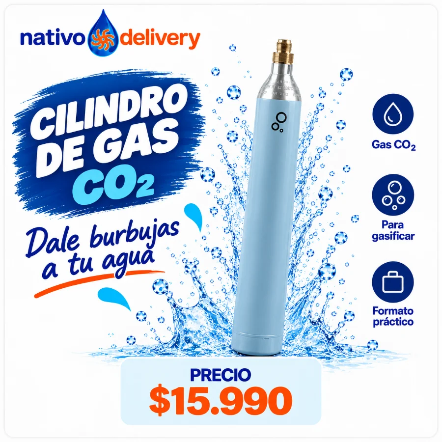 Cilindro de gas CO2: $15.990. Ir al producto