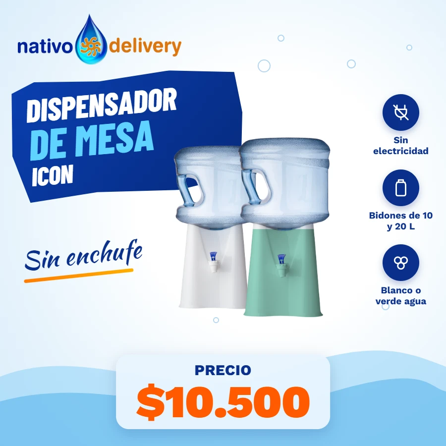 Dispensador de mesa ICON — Verde agua: $10.500. Ir al producto