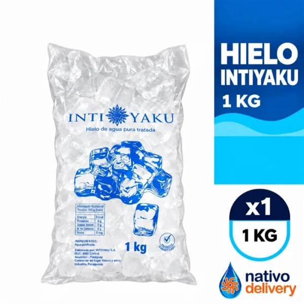 Hielo Inti Yaku, bolsa de 1kg