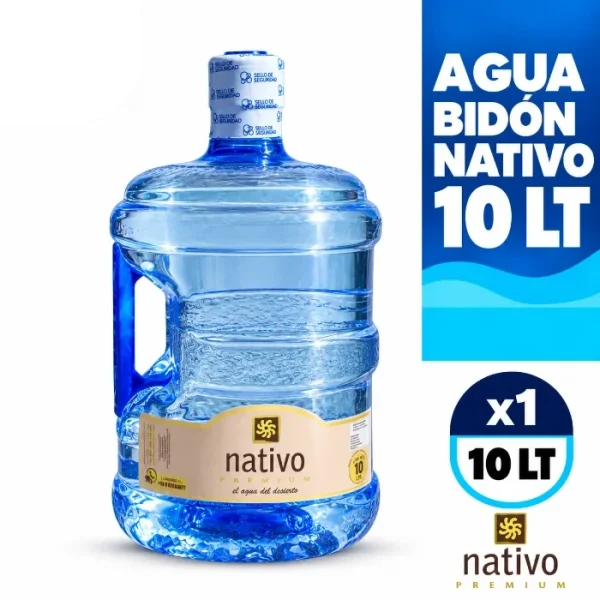 Bidón de agua Nativo Premium de 10 litros