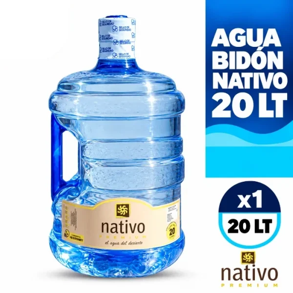 Bidón de agua Nativo Premium de 20 litros