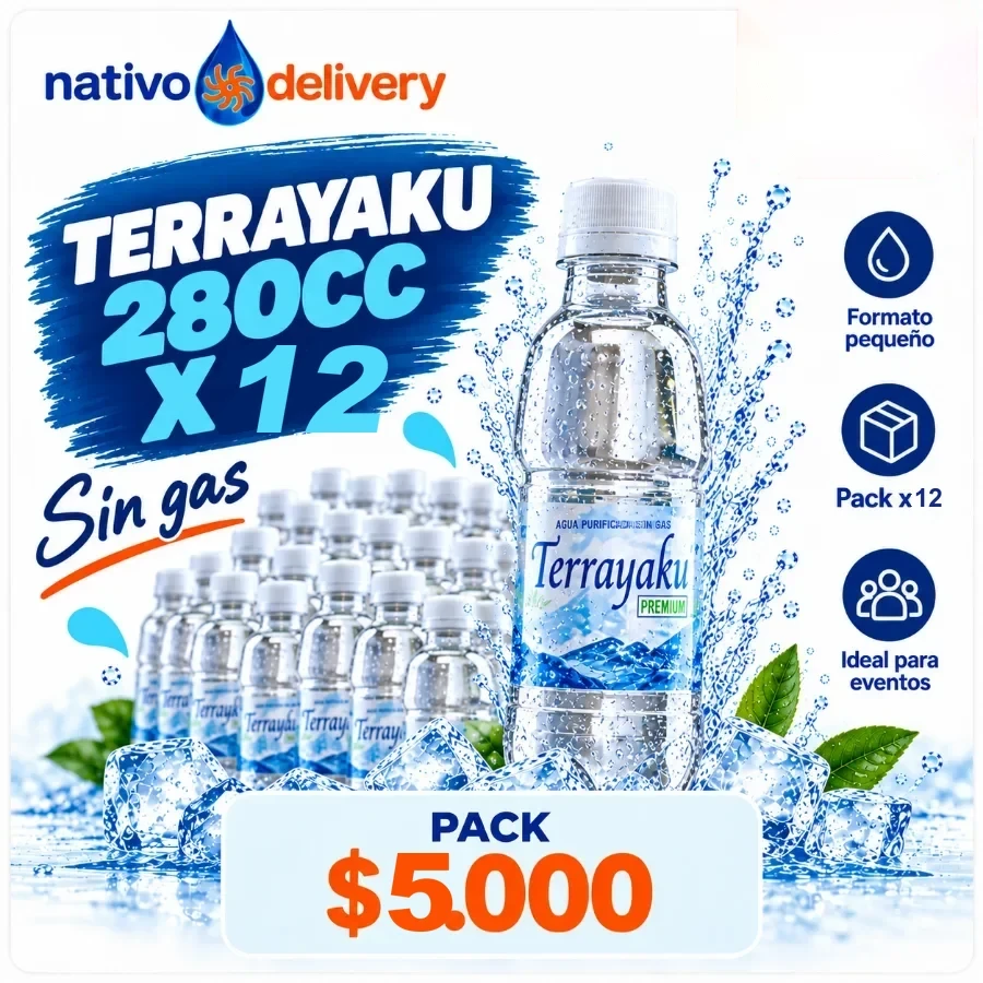 Terrayaku 280cc sin gas — Pack x12: $5.000. Ir al producto